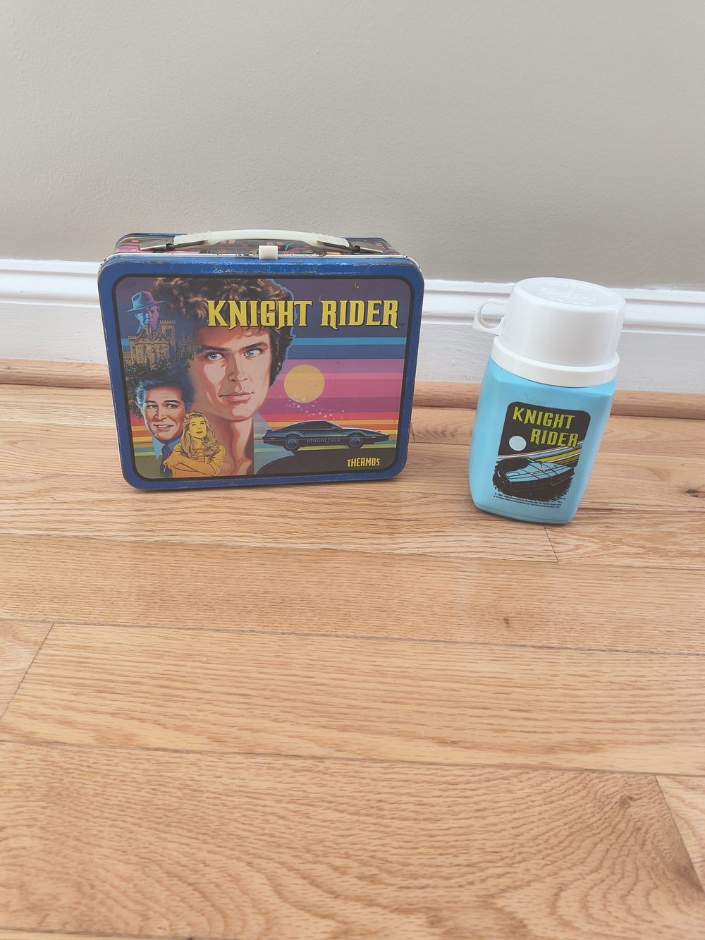 Knight Rider 1980s Vintage Lunchbox & Thermos Set